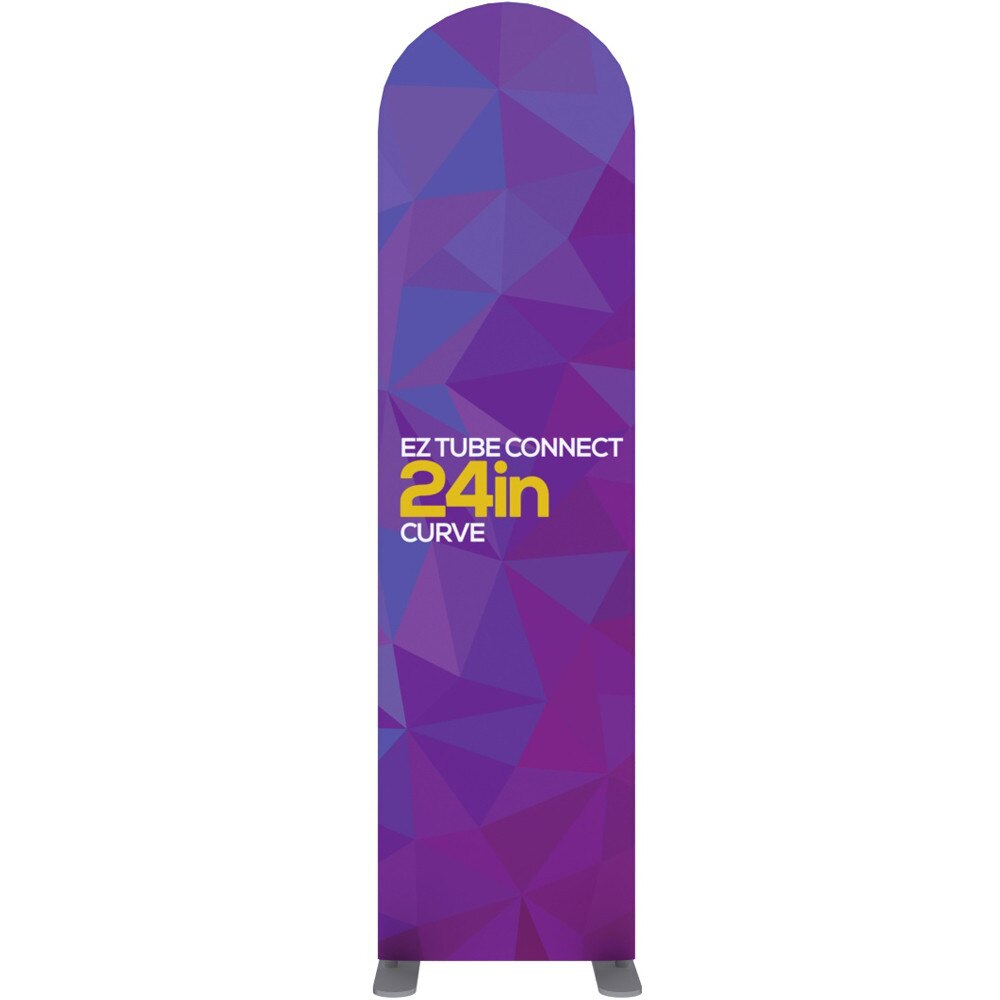 2 ft. EZ Tube® Connect Curved Top — Double Sided Graphic Only